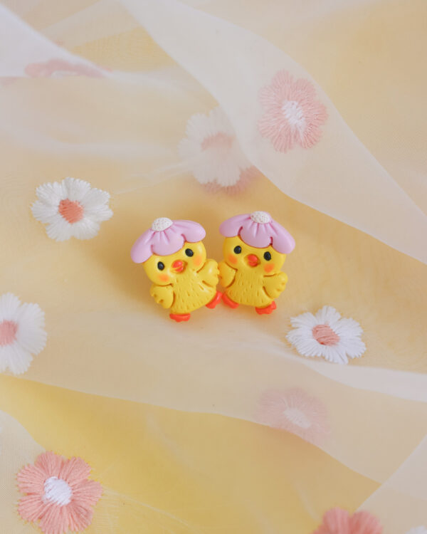 Brincos Floral Chick
