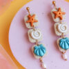 Brincos Summer Shell