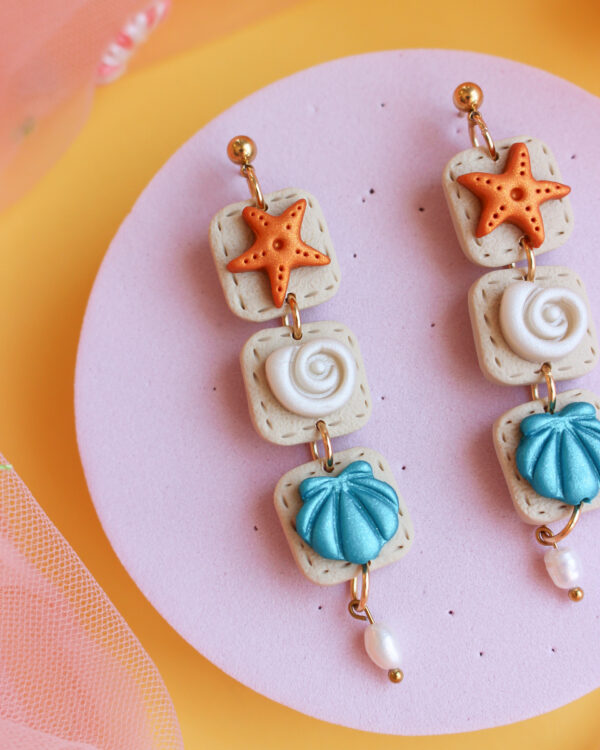 Brincos Summer Shell