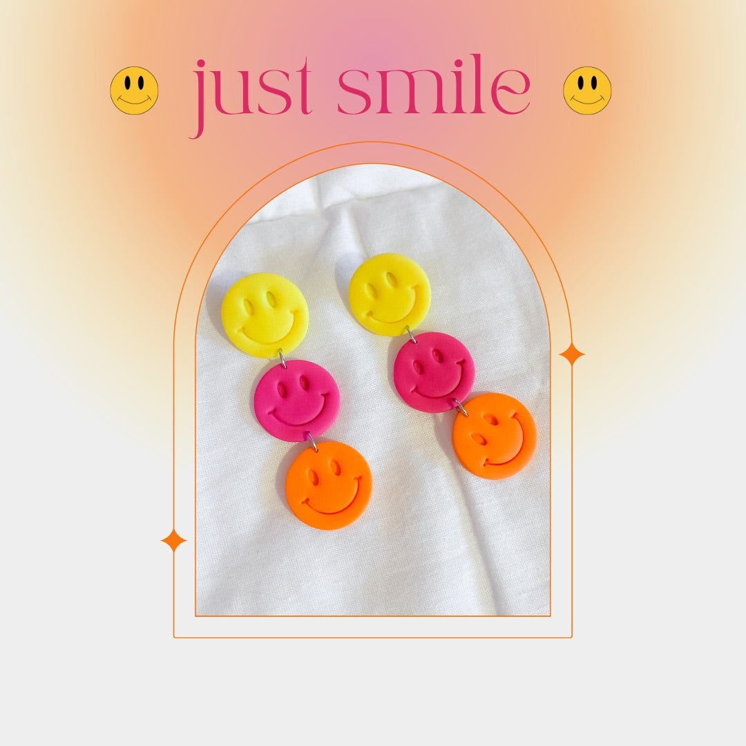 Brincos Just Smile