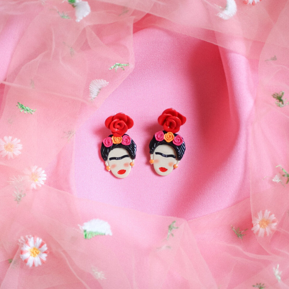 Brincos Frida Kahlo