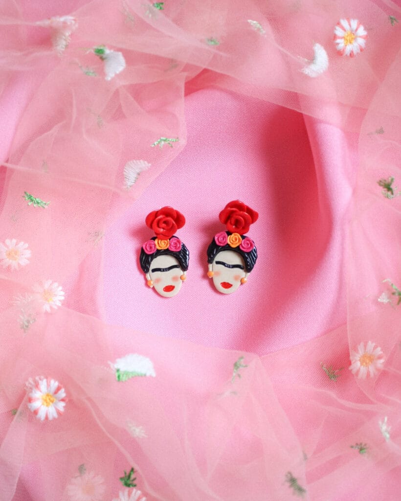 Brincos Frida Kahlo