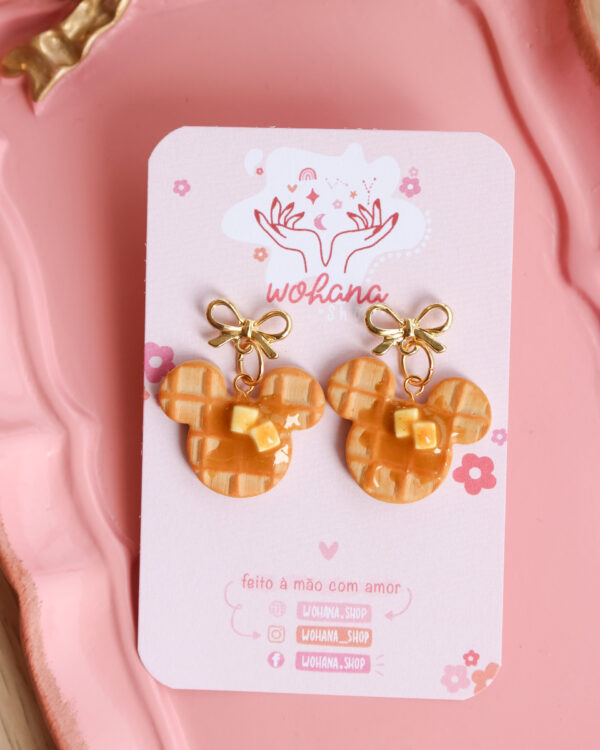 Brincos Mickey Waffle