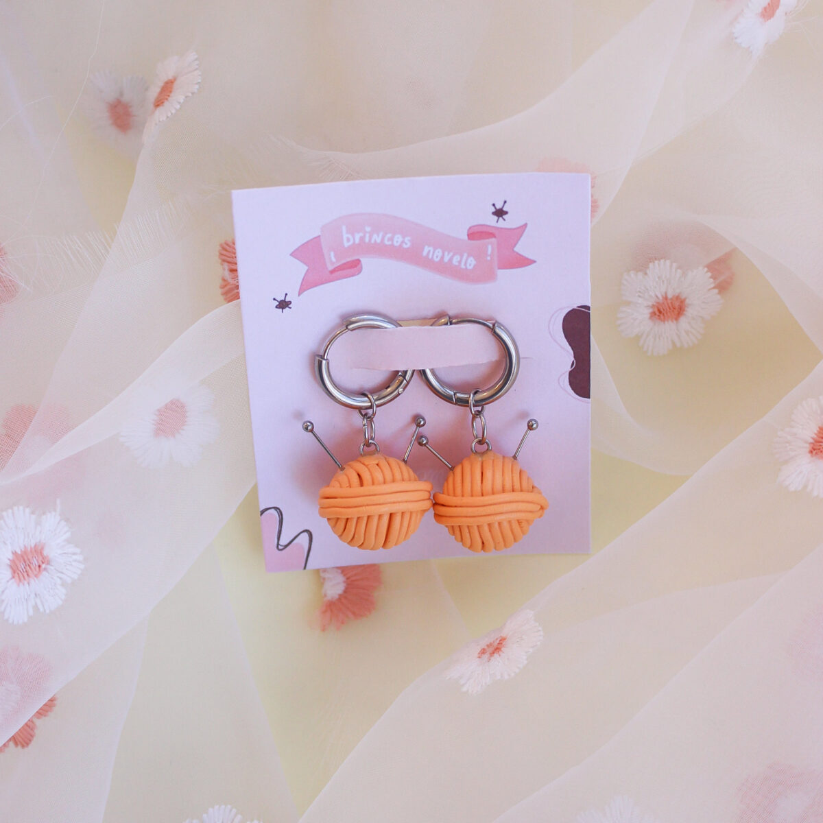 Brincos Novelo – Edição Especial Maii Handmade x Wohana Shop