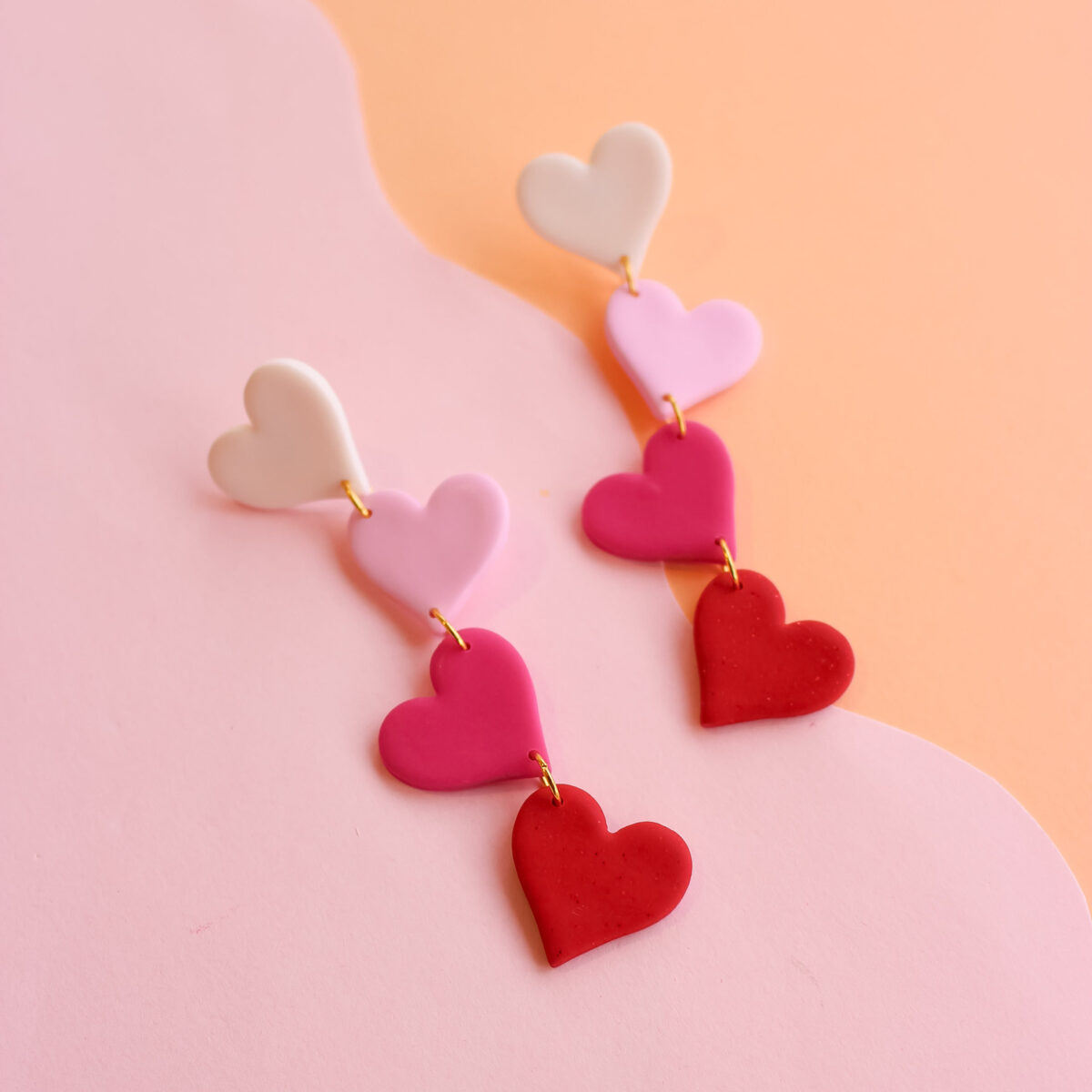 Brincos Tumbled Heart
