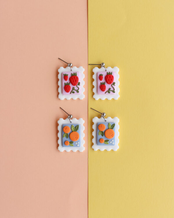 Brincos Fruit Postage Stamp