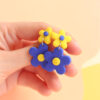 Brincos Double Flower