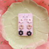 Pack de brincos de flores