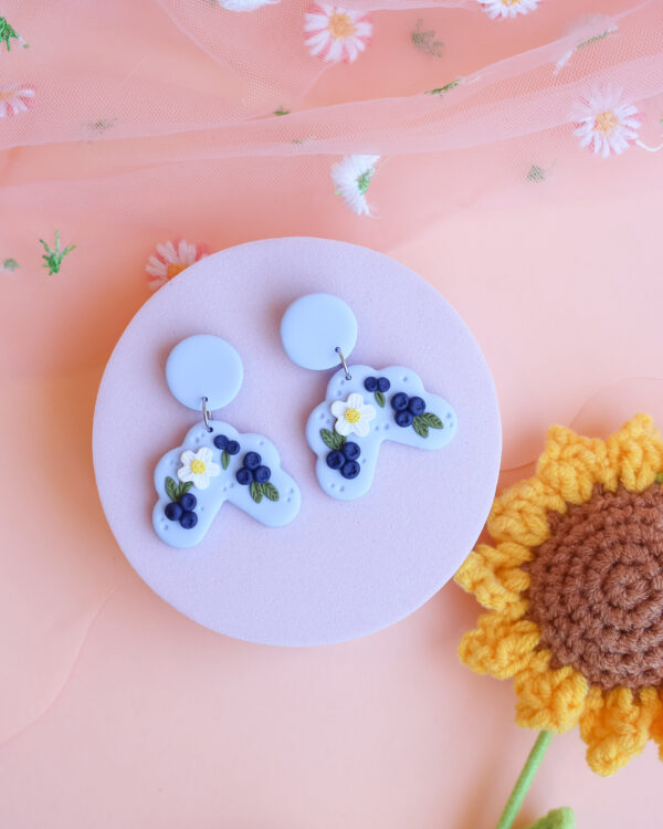 Brincos Blueberry