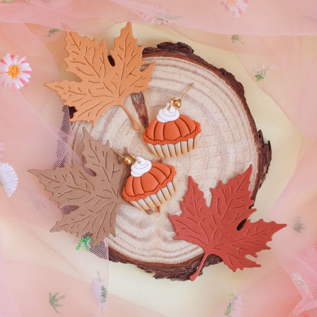 Brincos Pumpkin Pie
